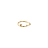 Rebecca 18K Gold Ring w. Grey Spinel
