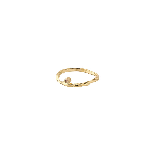 Rebecca 18K Gold Ring w. Sapphire
