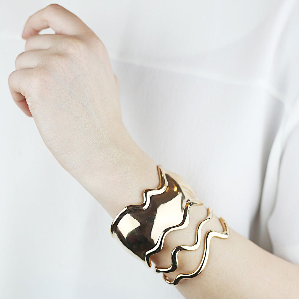 Lava Gold Plated Bangle