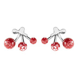 Lava red Gold Plated Studs