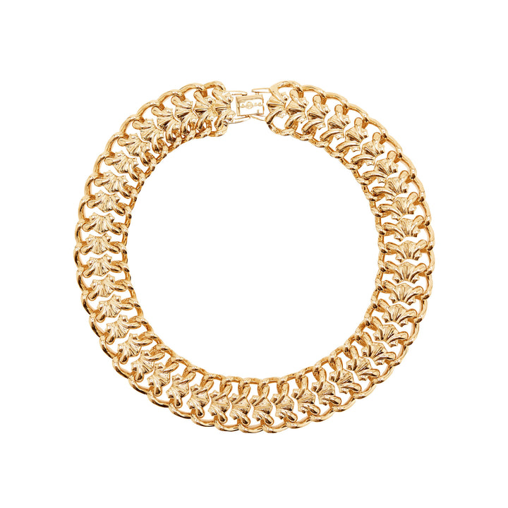 Hula Hoop Gold Plated Halskette