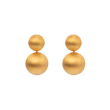 Handcrafted Forgyldte Øreringe