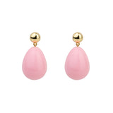 Pink Mini Drop Gold Plated Earrings
