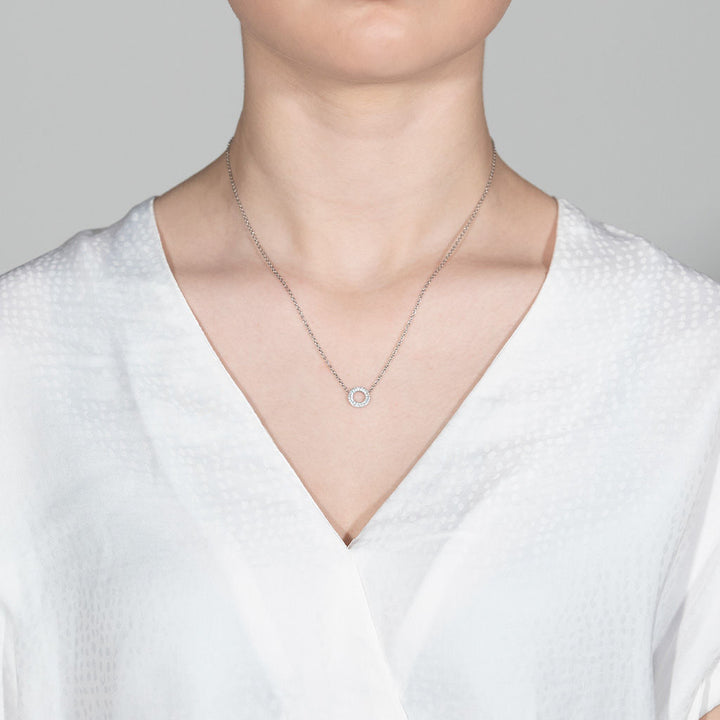 Matiné 18K Whitegold Necklace w. 42 Diamonds