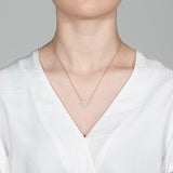 Matiné 18K Gold Necklace w. 62 Diamonds