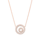 Matiné 18K Rosegold Necklace w. 93 Diamonds