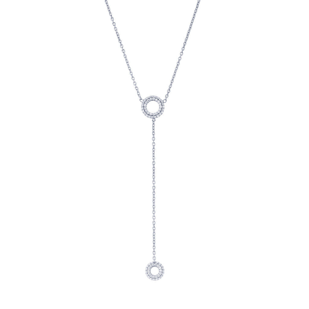 Matiné 18K Whitegold Necklace w. 106 Diamonds