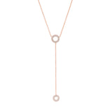 Matiné 18K Rosegold Necklace w. 106 Diamonds