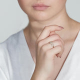 Matiné 18K Guld Ring m. 100 Diamanter