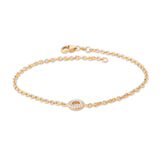 Matiné 18K Gold Bracelet w. 31 Diamonds