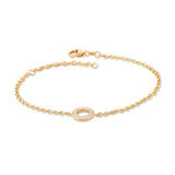 Matiné 18K Gold Bracelet w. 42 Diamonds