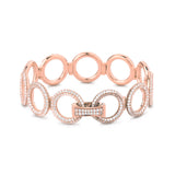 Matiné 18K Rosegold Bracelet w. 694 Diamonds