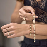 Matiné 18K Rosegold Bracelet w. 708 Diamonds