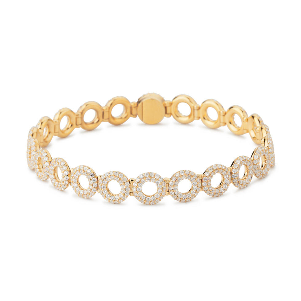 Matiné 18K Gold Bracelet w. 677 Diamonds