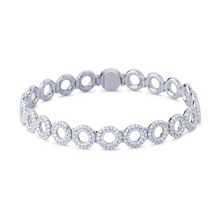 Matiné 18K Whitegold Bracelet w. 677 Diamonds