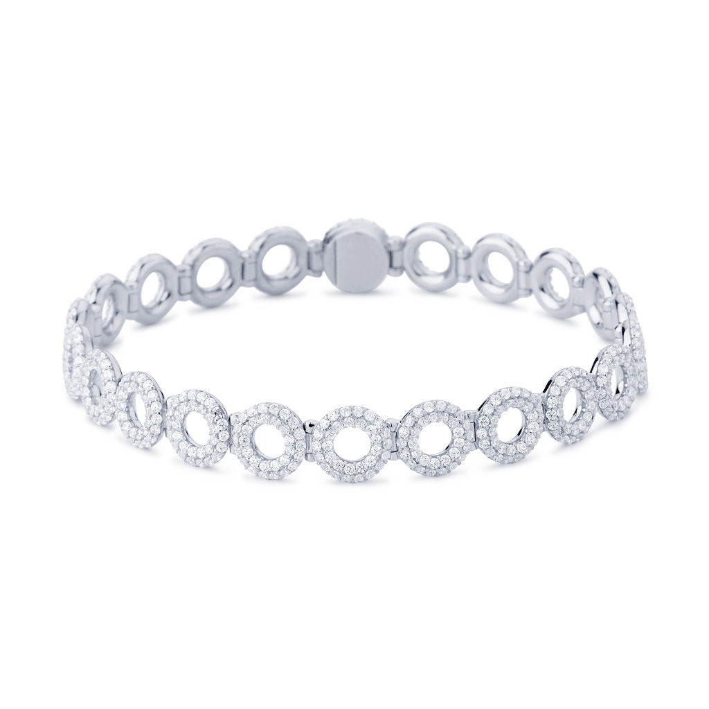Matiné 18K Whitegold Bracelet w. 708 Diamonds