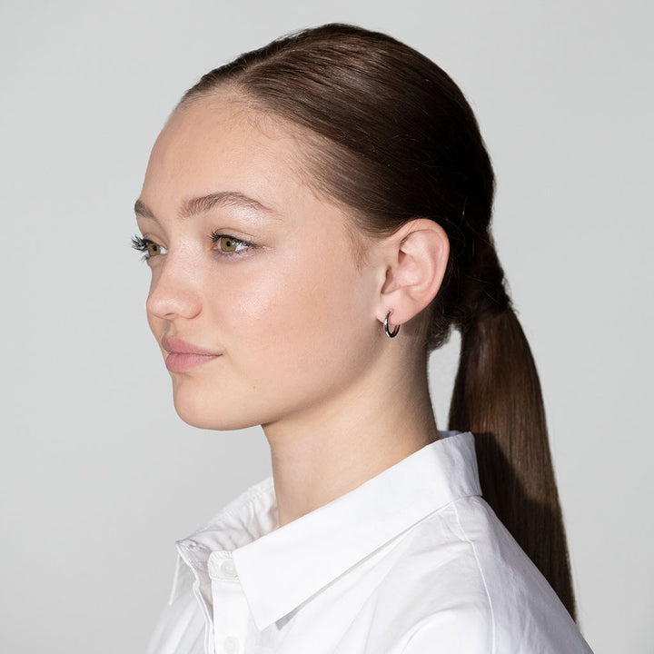 Matiné 18K Hvidguld Hoops