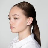 Matiné 18K Hvidguld Hoops m. 110 Diamanter