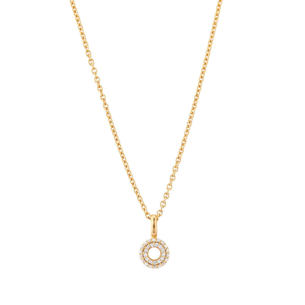 Matiné 18K Gold Pendant w. 31 Diamonds