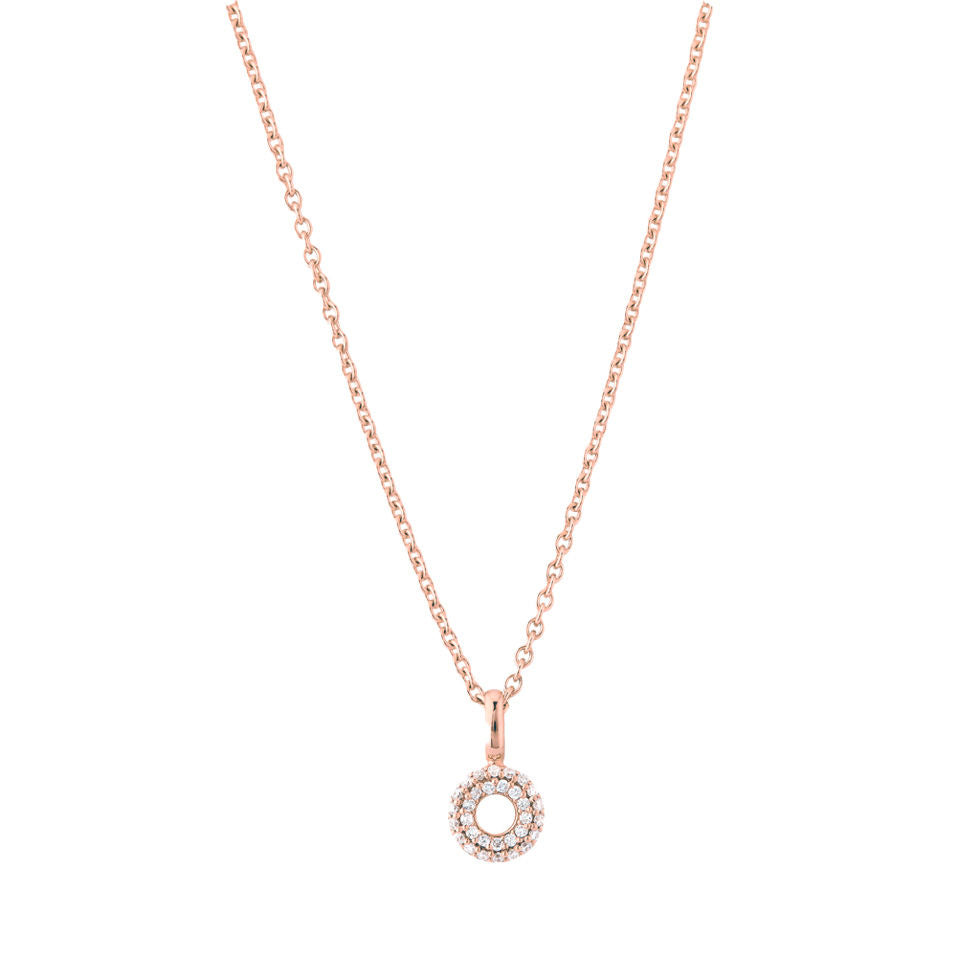 Matiné 18K Rosegold Pendant w. 31 Diamonds
