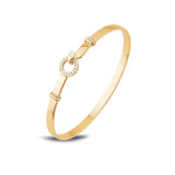 Matiné 18K Gold Bangle w. 59 Diamonds