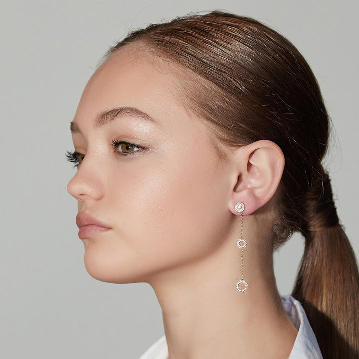 Matiné 18K Gold Pendant w. 150 Diamonds