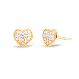 Prima Donna 18K Gold Studs w. 36 Diamonds