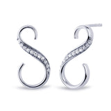 Sitana 18K Whitegold Studs w. 22 Diamonds