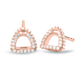 Fiontini 18K Rosaguld Studs m. 66 Diamanter