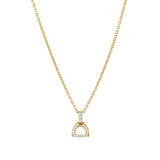Fiontini 18K Gold Pendant w. 36 Diamonds