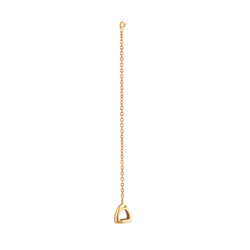 Fiontini Ohrhänger aus 18K Gold mit 2 Diamanten