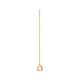 Fiontini 18K Gold Ear Pendant w. 48 Diamonds