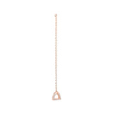 Fiontini 18K Rosegold Ear Pendant w. 48 Diamonds