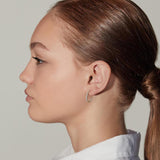 D'avie 18K Guld Hoops m. 152 Diamanter