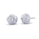 Savá 18K Whitegold Studs w. 32 Diamonds