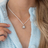 Savá 18K Gold Pendant w. 27 Diamonds