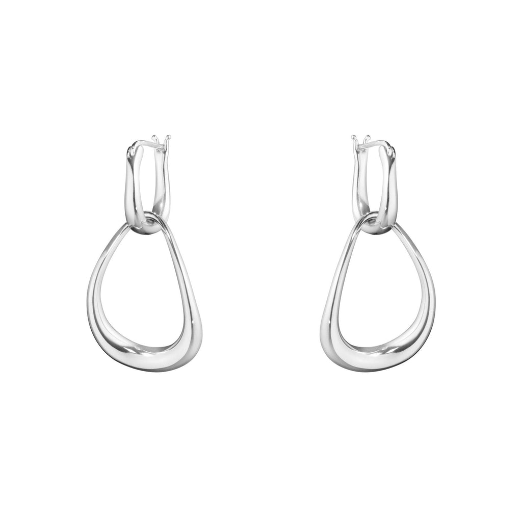 Offspring Interlocked Silver Earrings