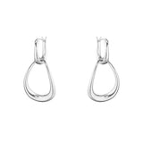 Offspring Interlocked Silver Earrings
