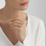 Halo Solitaire 18K Guld Ring m. Diamanter 0.20 ct