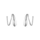 Mercy Swirl Silver Earrings