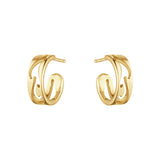 Fusion Hoops aus 18K Gold