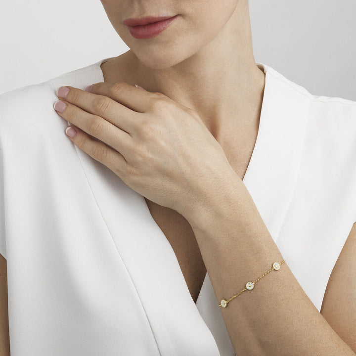 Daisy 7mm Armband I Vergoldet