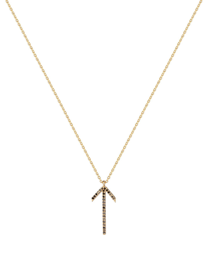 Arrow Forgyldt Halskæde m. Spinel
