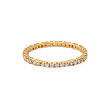 Rock Classic 18K Guld Ring m. Diamanter