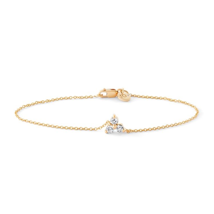 Fryd 18K Gold Bracelet w. Diamonds