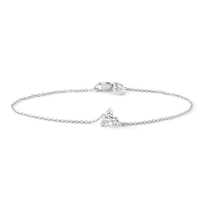 Fryd 18K Hvidguld Armbånd m. Diamanter