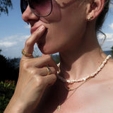 Nugget Diamond Climber Earring Gold