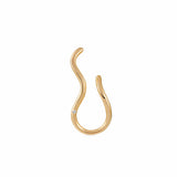 Fryd Wave 18K Gold Stud w. Diamond