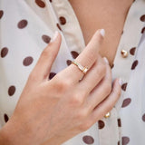 Nord 18K Gold Ring w. Tourmaline