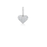 Rock my Heart 18K Whitegold Pendant w. Diamonds